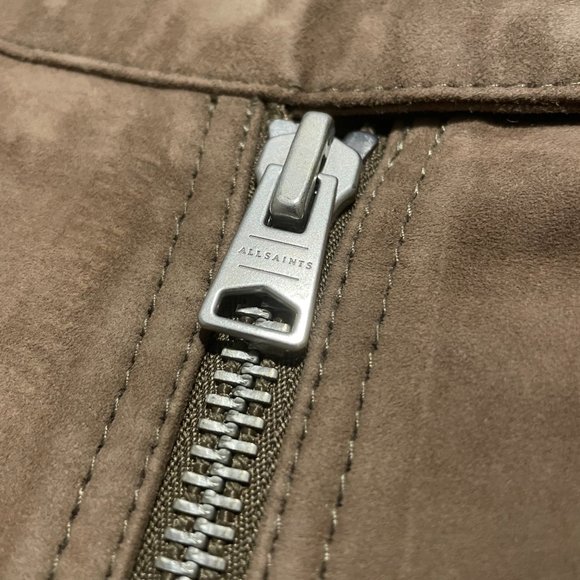 Brand new All Saints Leather Mini Skirt Size 2 - Picture 10 of 11